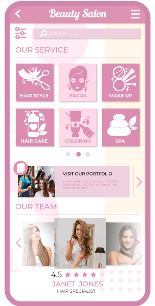 Beauty Salons, Spa – Multi-Vendor App 2
