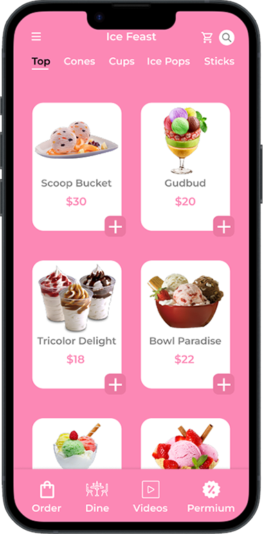 Ice-Cream Delivery App Development 1